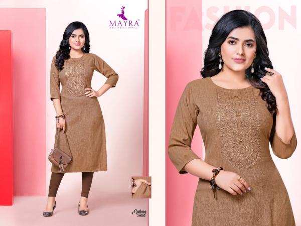 Mayra Optima Rayon Fancy Embroidery Kurti